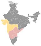 Inde • |0543/0753| • dynastie Chalukya: carte